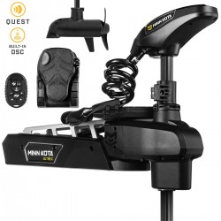 Moteur avant Minn Kota ULTREX QUEST + sonde DSC + pédale + micro télécommande - eaux douces - 24V/36V - 90/115LBS