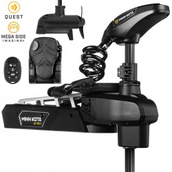 Moteur avant Minn Kota ULTREX QUEST + sonde MSI+ + pédale + micro télécommande - eaux douces - 24V/36V - 90/115LBS
