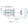 plan d'encombrement motoréducteur CPX2 - N°4 - comptoirnautique.com