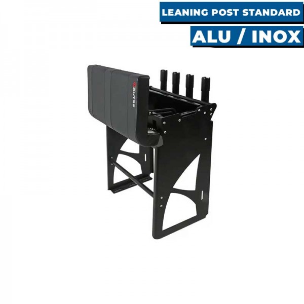 leaning post standard noir seanox alu/  inox - N°6 - comptoirnautique.com