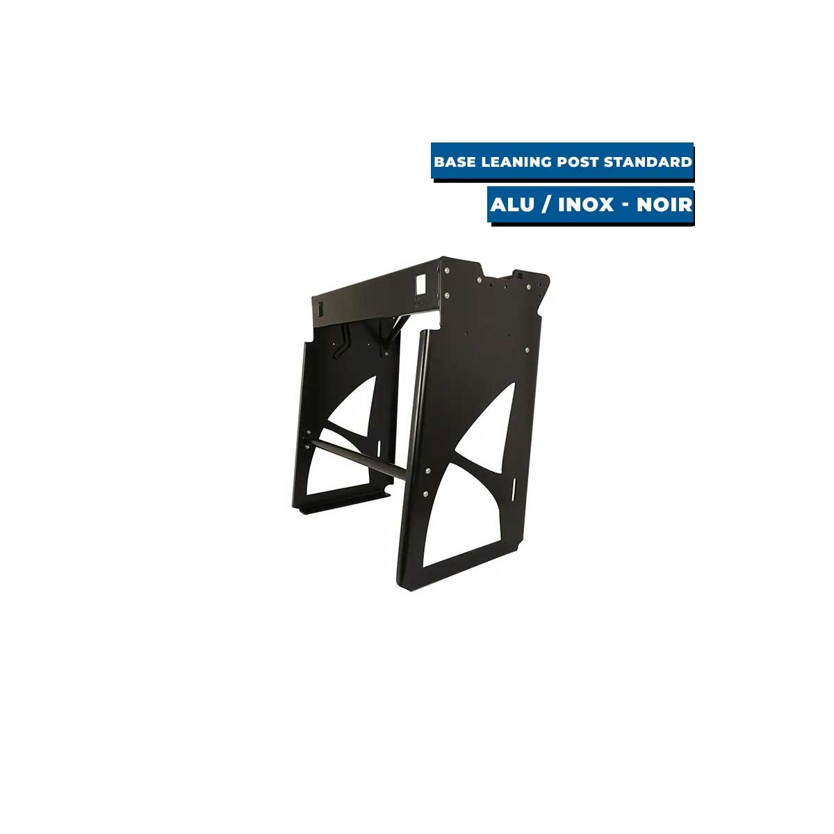 base leaning post standard inox alu noir  seanox
