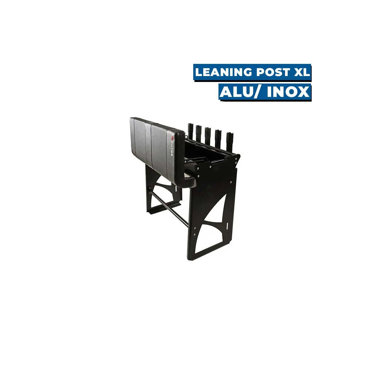 leaning post XL alu/inox noir seanox
