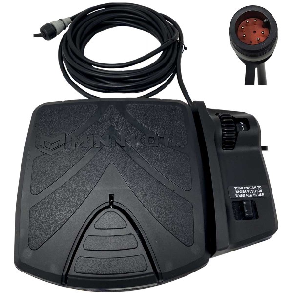 Pédale de commande filaire pour moteur Minn Kota Powerdrive et Riptide Powerdrive BT câble de 6 m, non compatible I-Pilot - N°3 - comptoirnautique.com