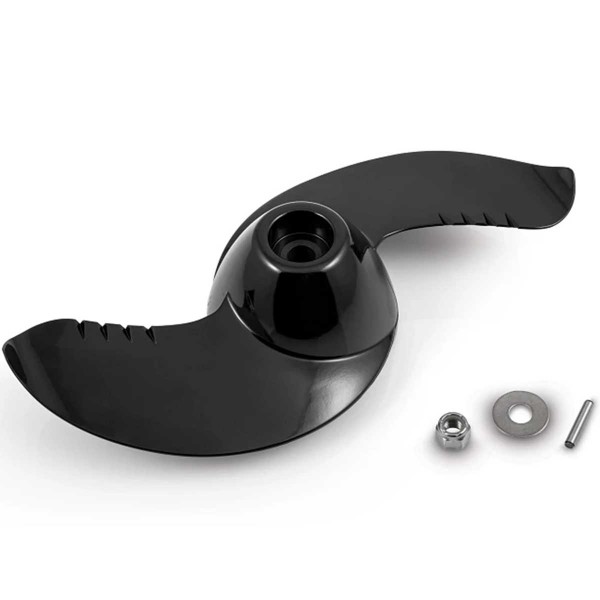 Hélice Weedless Wedge 2 pour moteur électrique Minn Kota Quest livrée avec goupille, écrou et rondelle - N°4 - comptoirnautique.com