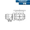 motoréducteur hydraulique V6 lewmar - N°1 - comptoirnautique.com