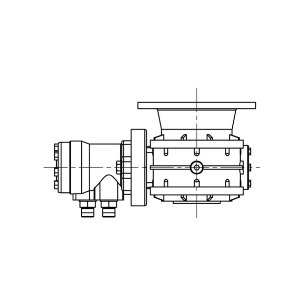 motoréducteur hydraulique V6 lewmar - N°4 - comptoirnautique.com