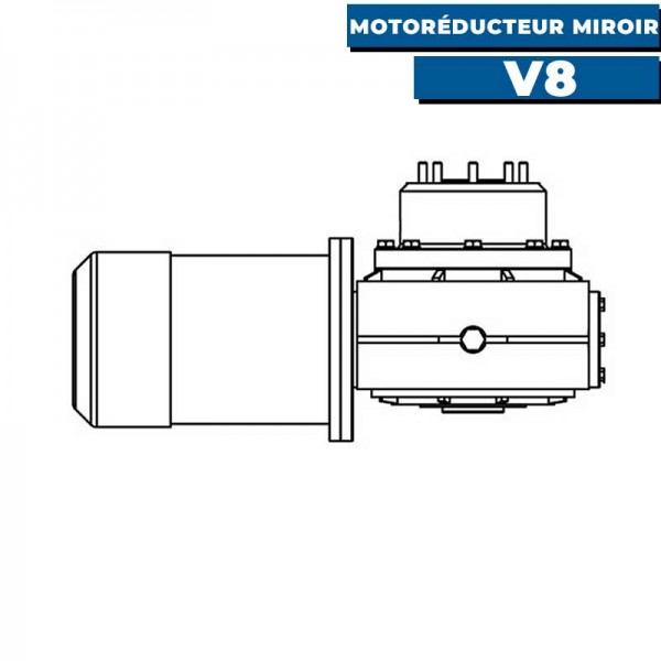 motoréducteur miroir v8 400v 4000w courant alternatif - N°2 - comptoirnautique.com