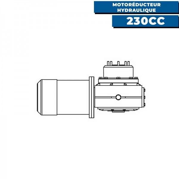 Hydraulic gearmotor for V8 bridge unit - N°3 - comptoirnautique.com