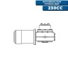 Hydraulic gearmotor for V8 bridge unit - N°1 - comptoirnautique.com