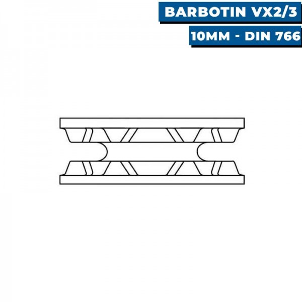Barbotin pour VX2/3 - 10 mm DIN - N°4 - comptoirnautique.com 