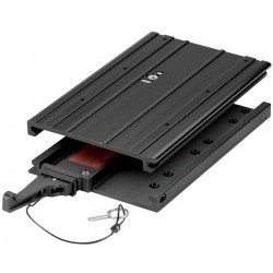 Support aluminium sur glissière Minn Kota MKA-32 pour moteur électrique avant eau douce PowerDrive, Terrova & Ulterra