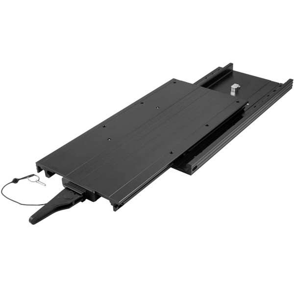 Installation du support aluminium sur glissière Minn Kota MKA-57 pour moteur électrique avant Minn Kota Quest sur bateau pêche - N°3 - comptoirnautique.com