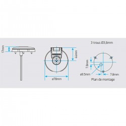 installation drawing electric footbridge switch