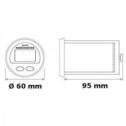 dimensions compteur de chaîne AA150