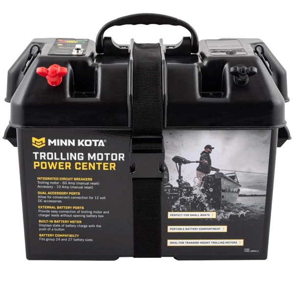 Minn kota Coffret pour batterie de moteur électrique Power Center  MK-1820175 - Comptoir Nautique