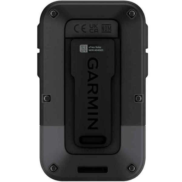 GPS portable Garmin GPS eTrex Solar de dos, batterie lithium-ion intégrée - N°1 - comptoirnautique.com