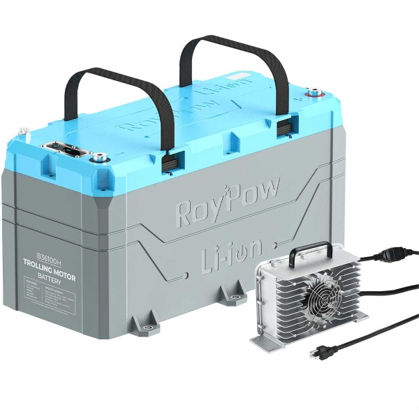 Batterie lithium LifePO4 36V/100A + chargeur Roypow - N°1 - comptoirnautique.com