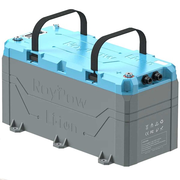 Batterie lithium LifePO4 Roypow 36V/100A de côté - N°3 - comptoirnautique.com