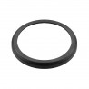 Lunetta piatta Ø110 mm - nero