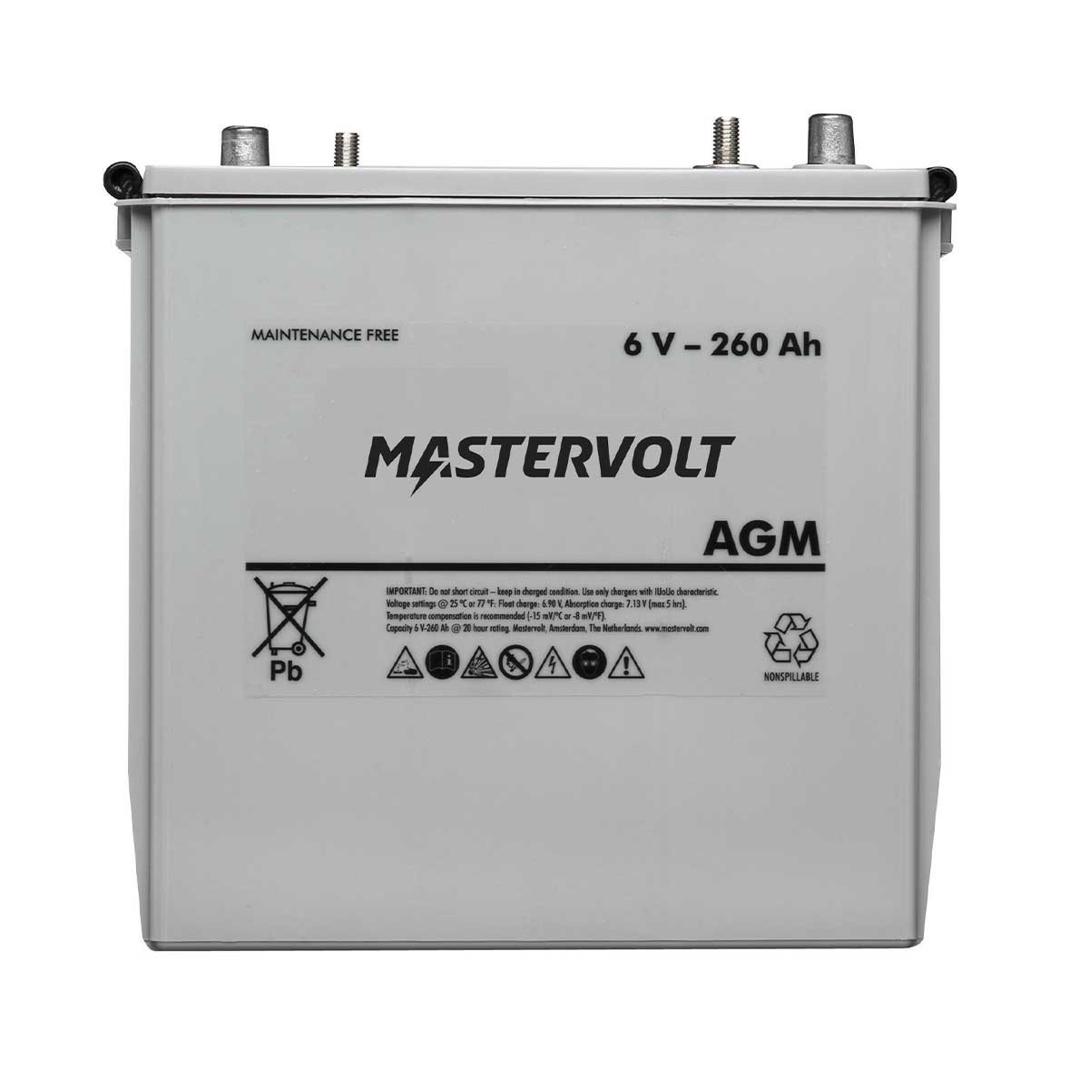 Batterie AGM 6V - 260 ah mastervolt