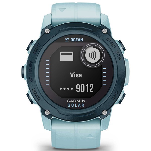 Montre de plongée Garmin Descent G1 Solar - Ocean Edition Garmin Pay - paiement sans contact avec la montre connectée GPS - N°11 - comptoirnautique.com 