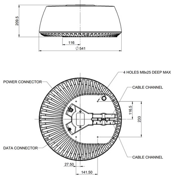 Radome Quantum 2 CHIRP nero - N°12 - comptoirnautique.com