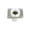 Base in acciaio inox incassata con tacche per porta canna- Seanox - N°2 - comptoirnautique.com