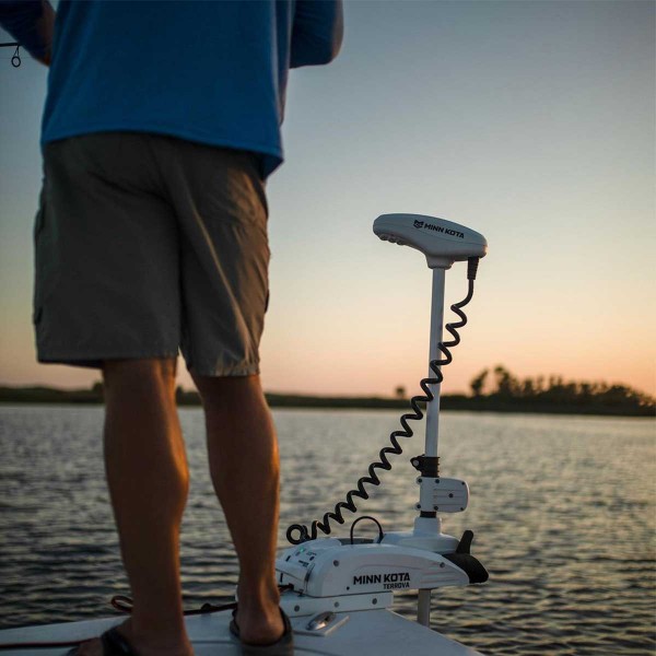 Moteur avant mer Minn Kota RIPTIDE TERROVA 80 Lbs GPS 24V moteur puissant et différents modes de navigation - N°11 - comptoirnautique.com