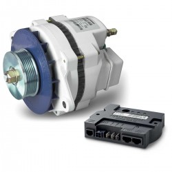 Alternateur Alpha 24V/75A avec régulateur alpha pro iii et poulie multi gorges