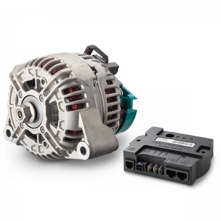 Alternateur Alpha Compact 12V/120A avec régulateur alpha pro iii