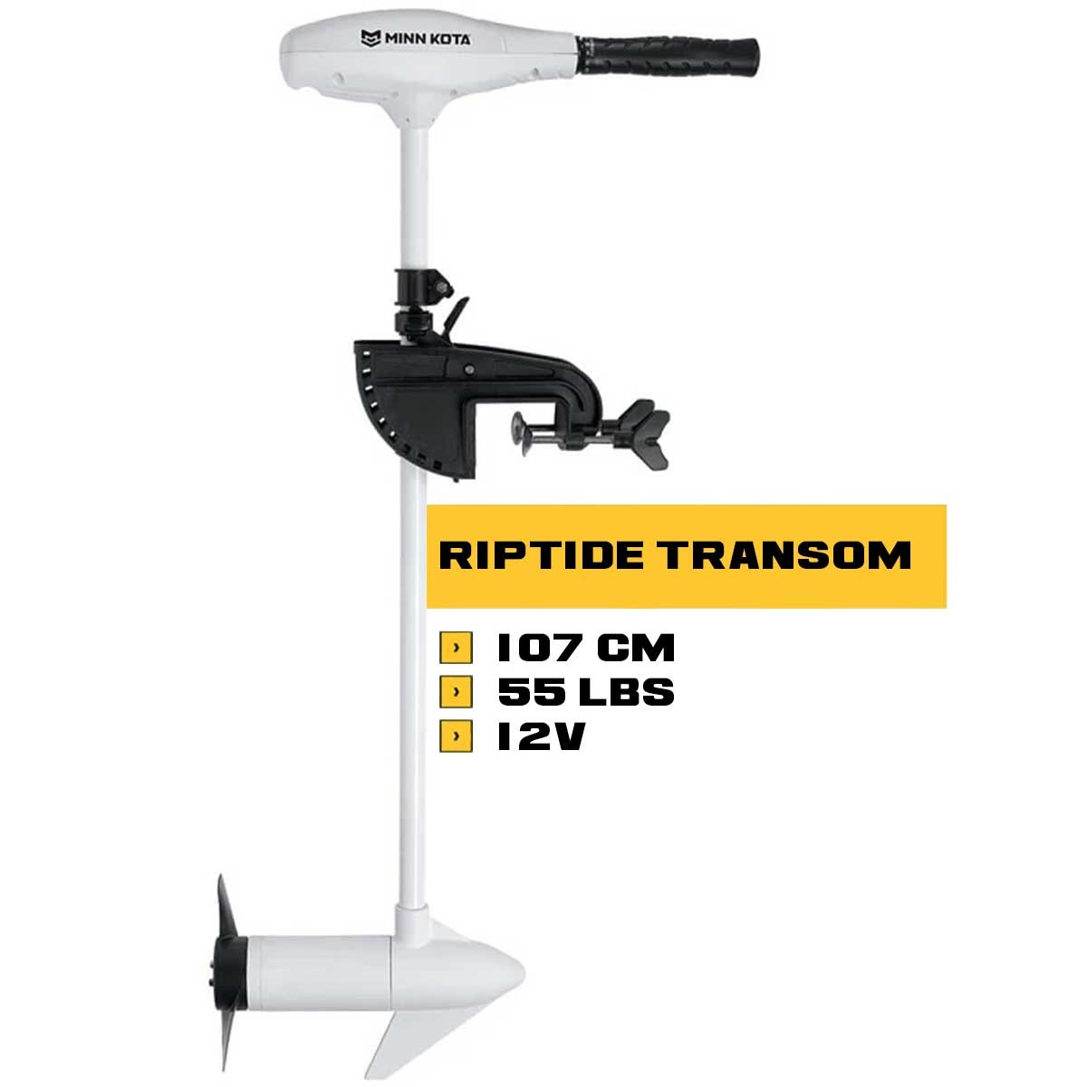 MK-1363856 - Moteur arrière Minn Kota Riptide Transom - 55 Lbs - 12V - 107 cm