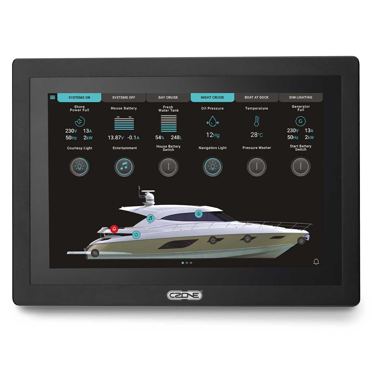 CZone Display CZone Touch 10 80-911-0216-00 - Comptoir Nautique