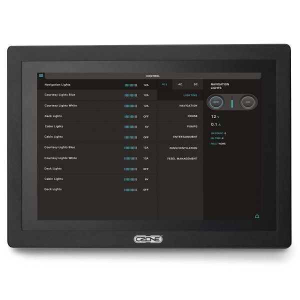 CZone Touch 10 contrôle 2 - N°5 - comptoirnautique.com