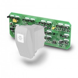 Platine PCB pour 4 interrupteurs