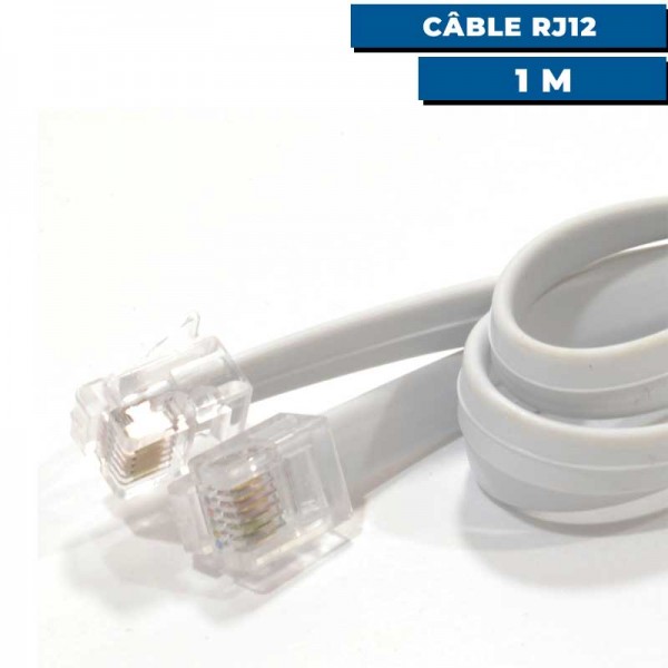 RJ12 communication / synchronization cable - 1m - N°5 - comptoirnautique.com 