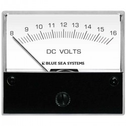 Voltmètre analogique CC - 8 à 16V