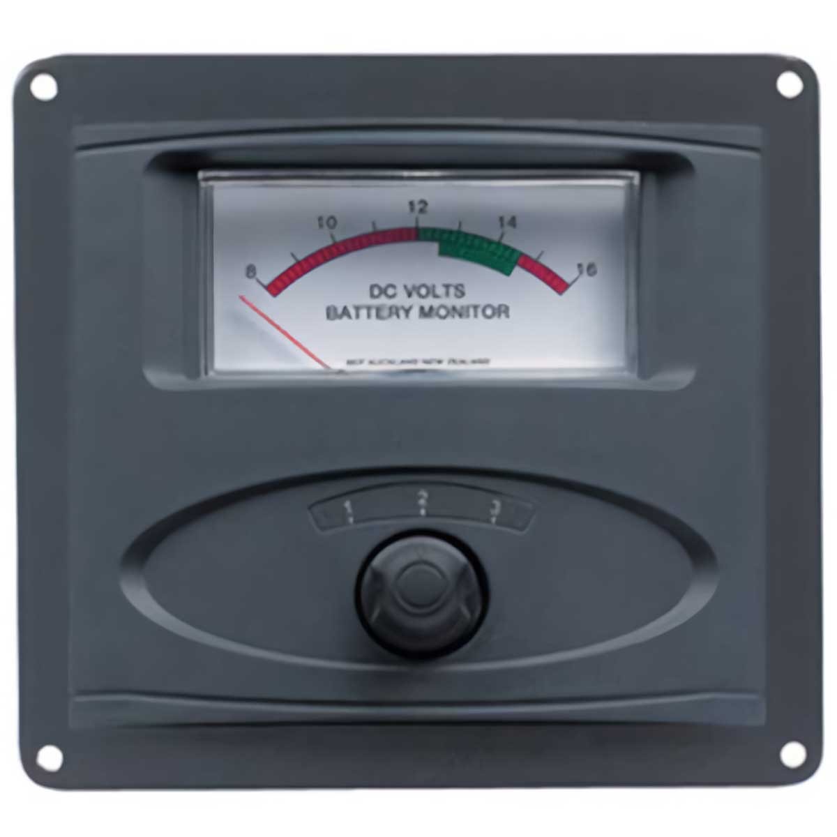 Voltmètre analogique CC - 8 à 16V