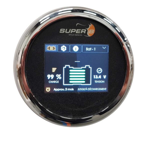 Contrôleur de batterie LCD 100/160E superb - N°2 - comptoirnautique.com