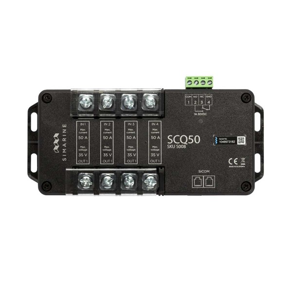 Shunt SCQ50 4 entrées / 50A de face - N°1 - comptoirnautique.com