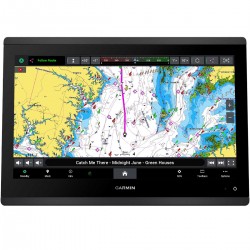 GPS Traceur de carte Garmin GPSMAP 1623 compatible avec les cartes marines de navigation Navionics+ et Navionics Vision+
