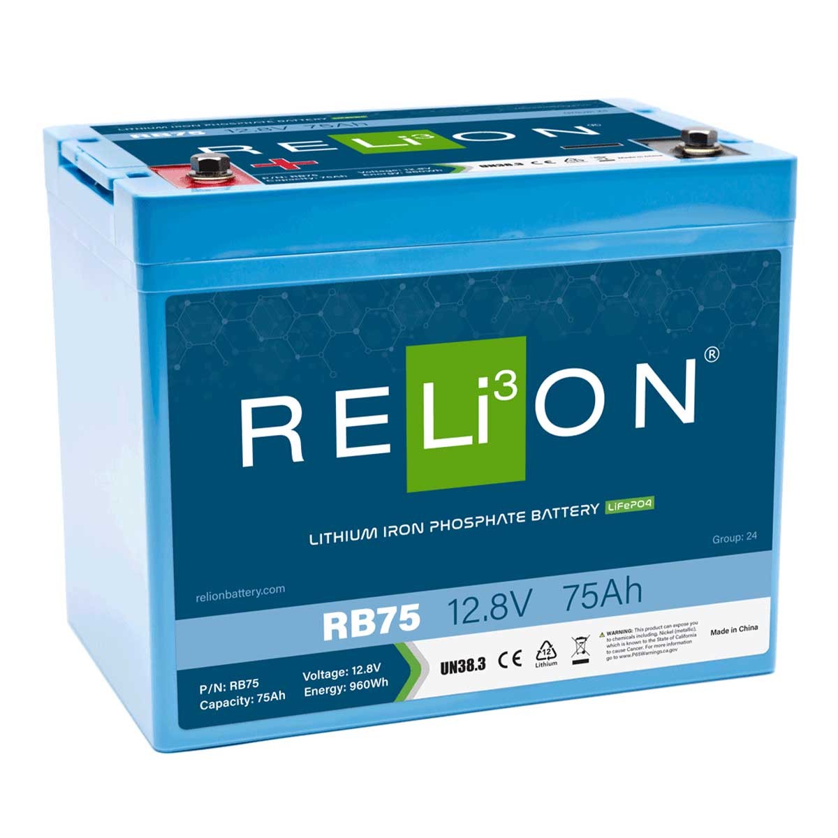 Batterie lithium RB75 12V 75Ah