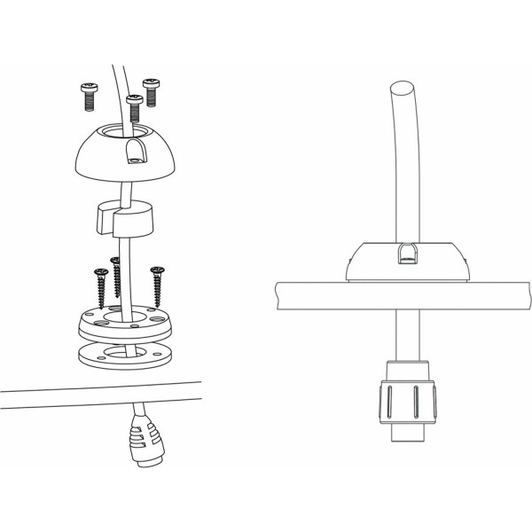 Prensaestopas vertical DS21B - N°10 - comptoirnautique.com