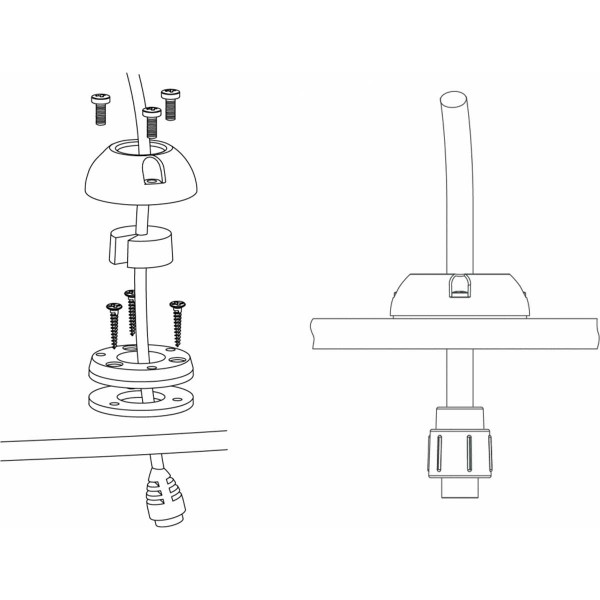 schéma utilisation dimensions passe-câble vertical DS30 - N°9 - comptoirnautique.com