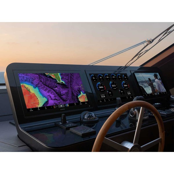 GPSMAP 9022 Garmin compatible avec plusieurs écran et connecté au réseau Garmin BlueNet - N°17 - comptoirnautique.com