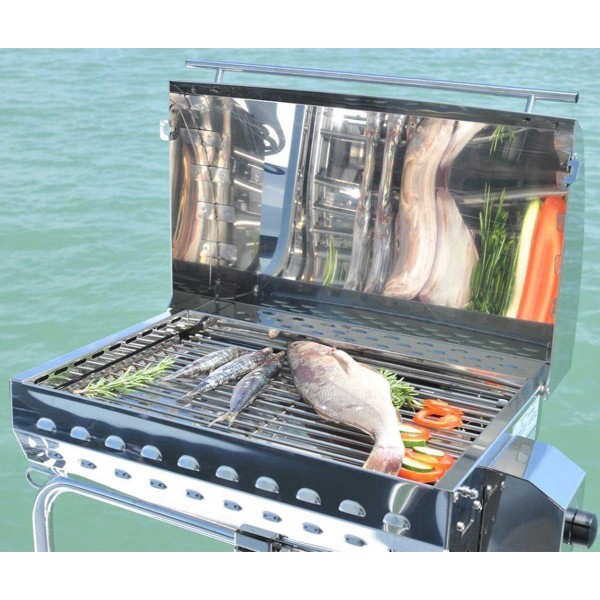 Grillades sur un bateau avec le Barbecue à gaz Eno Cook'n Boat - N°3 - comptoirnautique.com