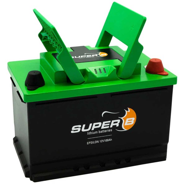 Batterie de service lithium LifePo4 Epsilon 12V-100A avec poignées - N°2 - comptoirnautique.com