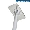 Platine de fixation sur pied de table pour barbecue ou plancha ENO Cook'n Boat - N°2 - comptoirnautique.com