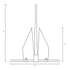 dimensions ancre fortress - N°5 - comptoirnautique.com