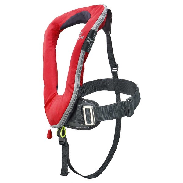 Gilet de sauvetage gonflable Junior EVO-j rouge de côté - N°2 - comptoirnautique.com