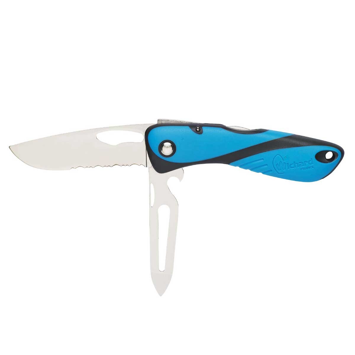 Couteau Offshore Bleu avec démanilleur / épissoir